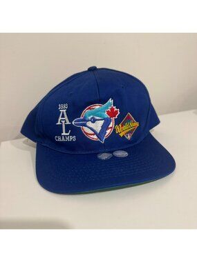 Vintage 1993 Toronto Blue Jays World Series Champs Hat Harris Cap 1990s Cotton